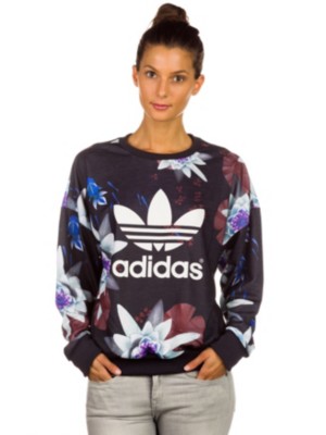 adidas lotus print sweater