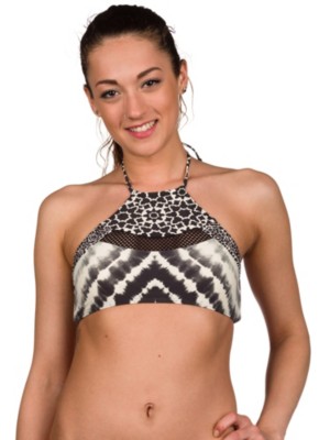 Midnight Hour Hi Neck Bikini Top