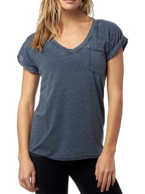 Whirlwind V Neck Roll T-Shirt