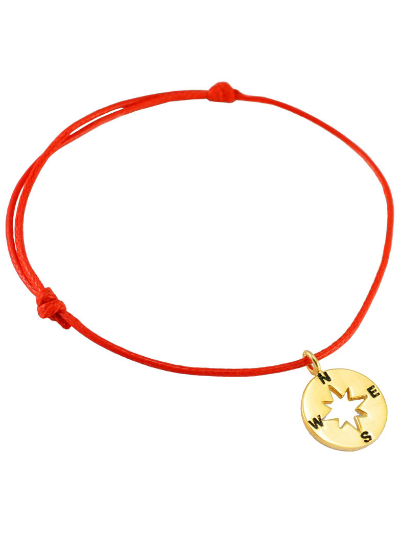 Wind Rose S Gold Bracelet