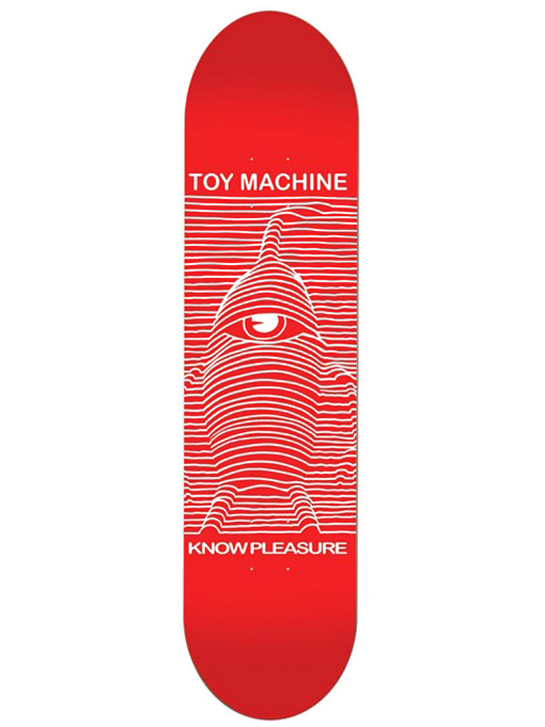 Toy Division Red 8.25" Skateboard Deck