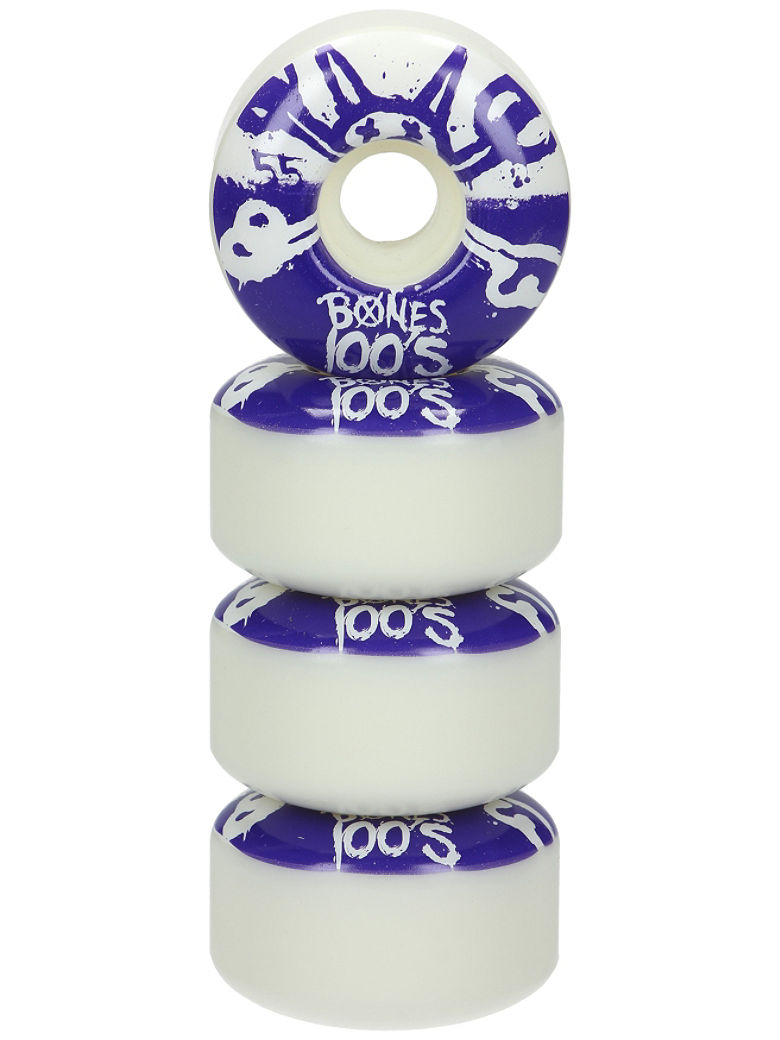 100's OG #15 100A 55mm White Wheels